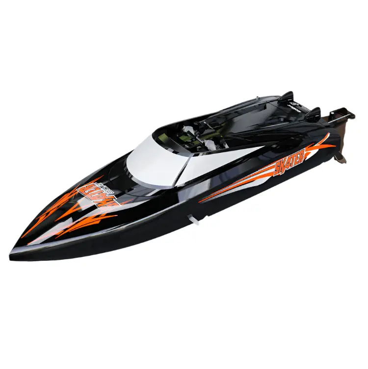 Udi Skater Black Speed Boat 13In W/ 2.4Ghz Radio, Battery, Charger & Nose Bumper - Udi-034Black 1