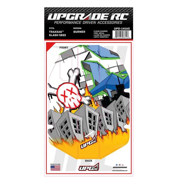 Upgrade Burner Chassis Protector For Traxxas Slash 2Wd - Upg-14160 1