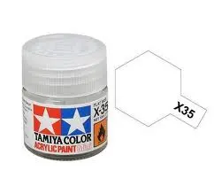 Tamiya X-35 Semi-Gloss Clear Mini Acrylic 10Ml - 81535 1