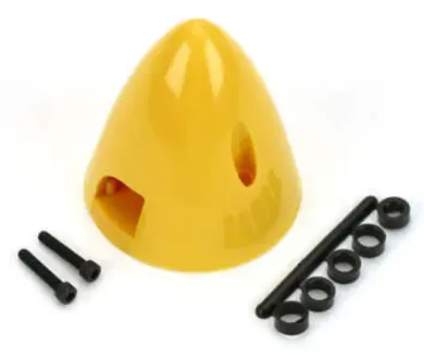 Dubro 38.1Mm Spinner 2-Blade Yellow 1Pc - Dbr263 1