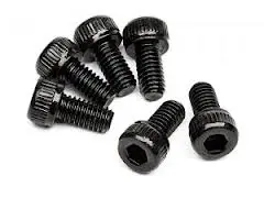 Hpi 4X8mm Hex Drive Cap Head Screws 6Pcs - Hpi-Z792 1