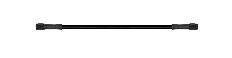 Goodridge 30In Universal Brake Line Assembly W/Black Zinc Fittings & Black Hose 1