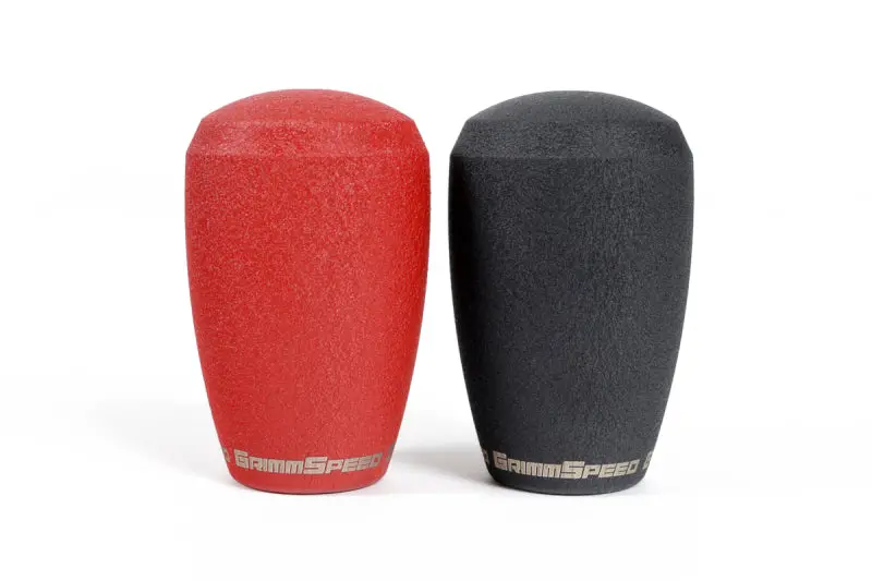 Grimmspeed Shift Knob Stainless Steel - Subaru 5 Speed And 6 Speed Manual Transmission - Red 1