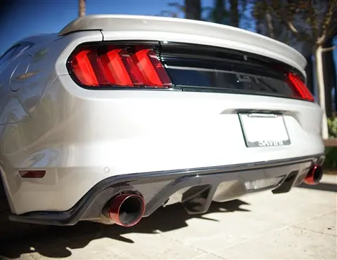 Rear Spoiler Carbon Fiber (2015+ Mustang) 2