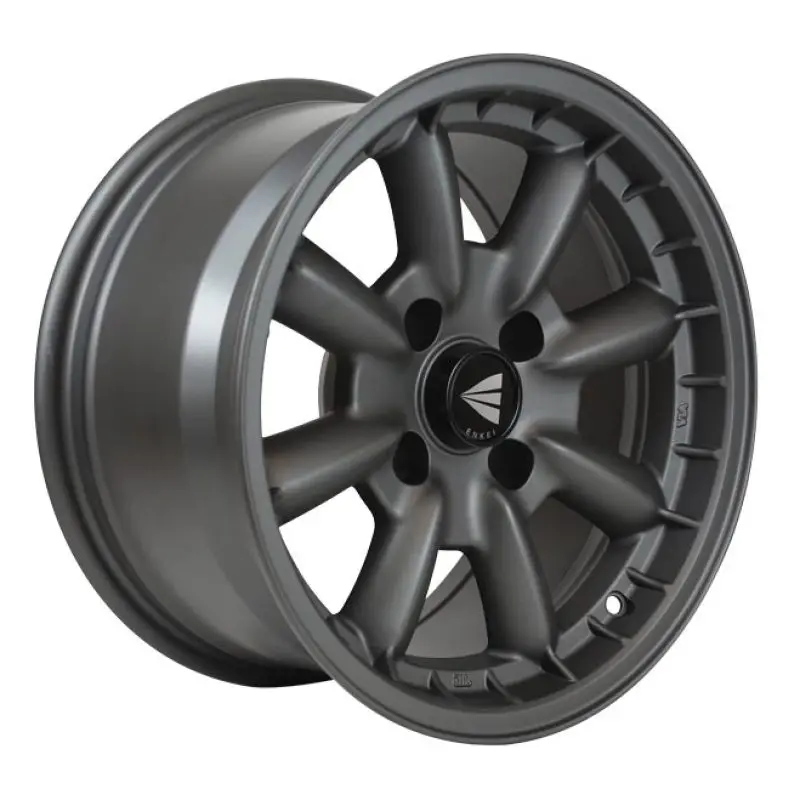 Enkei Compe 15X8 0Mm Offset 4X114.3 Bolt Pattern 72.6Mm Bore Dia Matte Gunmetal Wheel 1