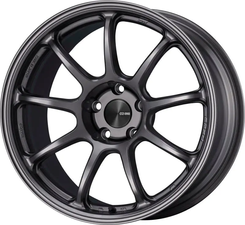 Enkei Pf09 17X9 5X114.3 45Mm Offset 75Mm Bore Dark Silver Wheel 1