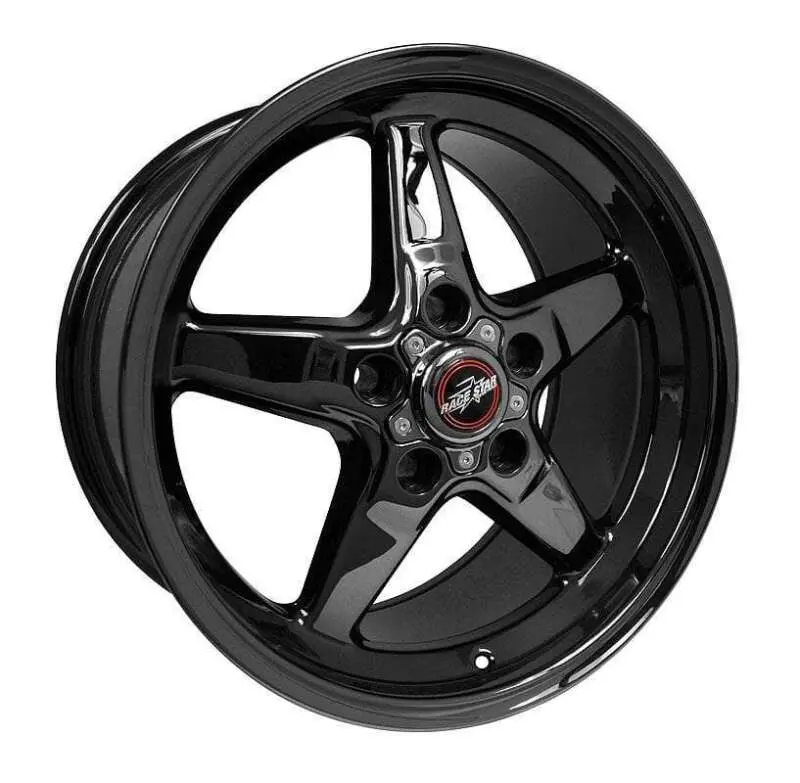 Race Star 92 Drag Star 17X7.00 5X5.50Bc 4.25Bs Et6 Direct Drill Black Wheel 1
