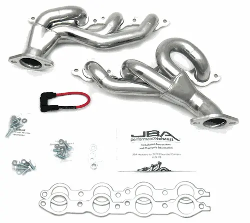 Jba Performance 1-3/4" Shorty Headers Silver Ceramic (10-15 Camaro Ss) 1812Sjs 1