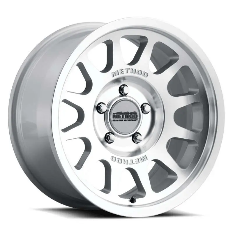 Method Mr703 Bead Grip 17X8.5 0Mm Offset 6X5.5 106.25Mm Cb Machined/Clear Coat Wheel 1
