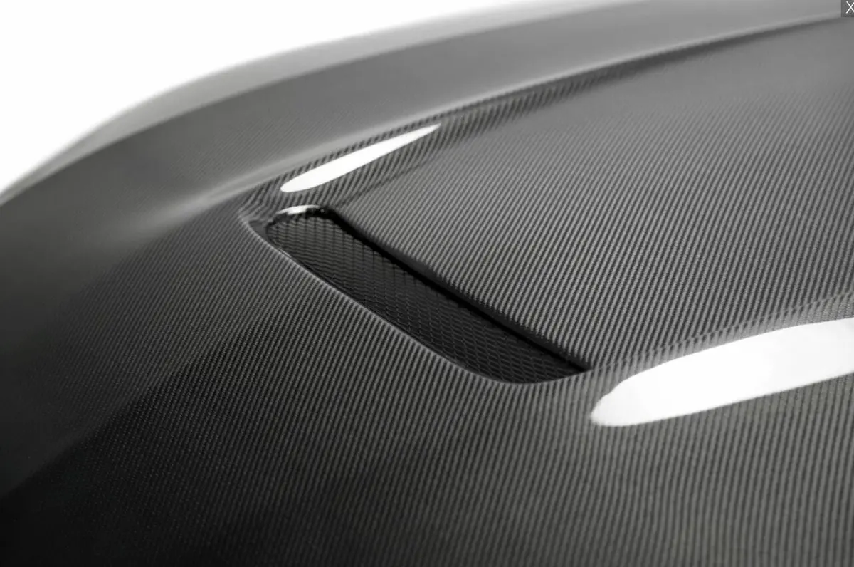 Anderson Composites Double Sided Type-Gr Carbon Fiber Hood (2018-2021 Mustang) 2