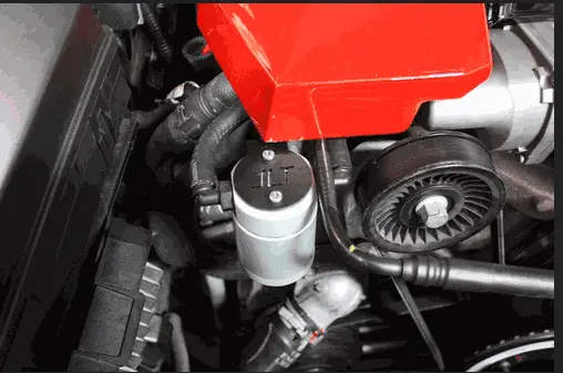 J&L Oil Separator 3.0 Passenger Side Clear (2010-2015 Camaro Ls3 6.2L) 3080P-C 1