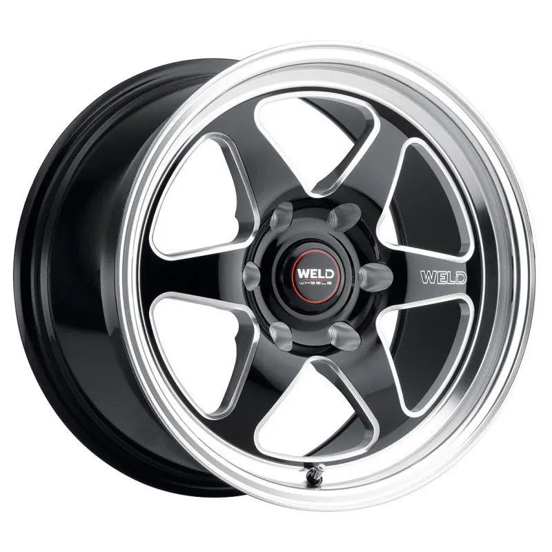 Weld S156 17X7 Ventura 6 Drag 6X135 Et20 Bs4.80 Gloss Blk Mil Dia 87.1 1