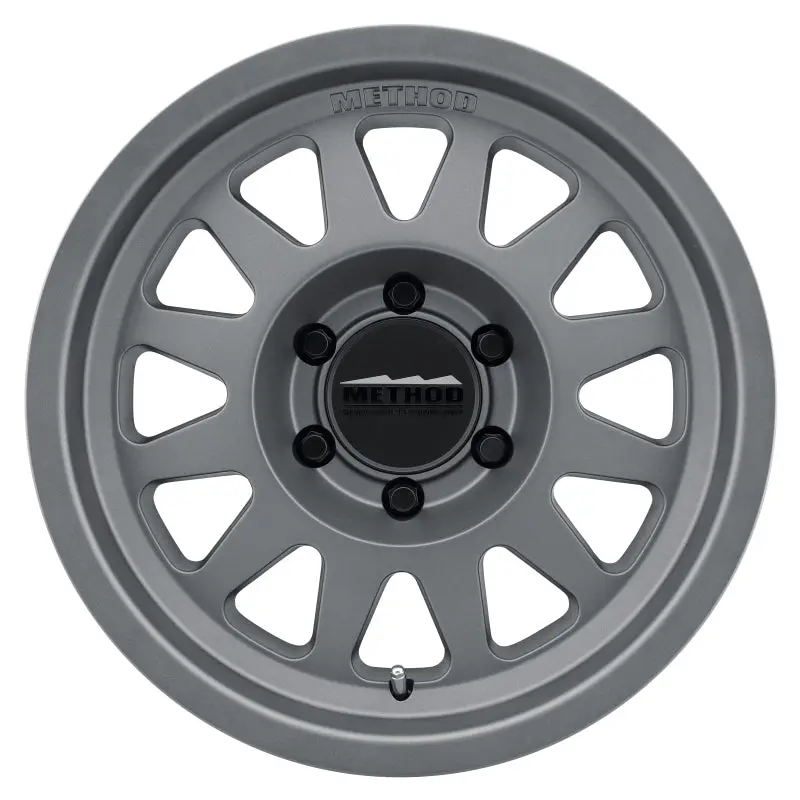Method Mr704 16X8 0Mm Offset 6X5.5 106.25Mm Cb Matte Titanium Wheel 1