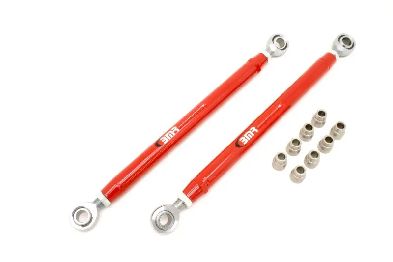 Bmr 05-14 S197 Mustang Double Adj. Lower Control Arms W/ Heavy Duty Rod Ends - Red 1