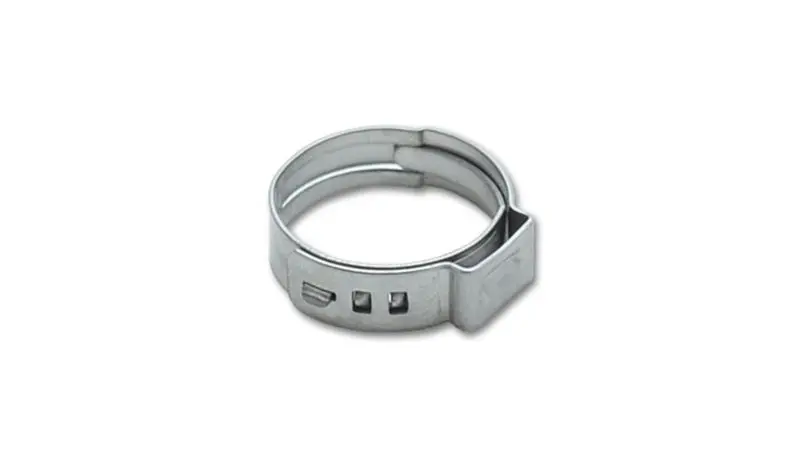 Vibrant One Ear Stepless Pinch Clamps 7.0-8.7Mm Clamping Range (Pack Of 10) Ss 5Mm Band Width 2