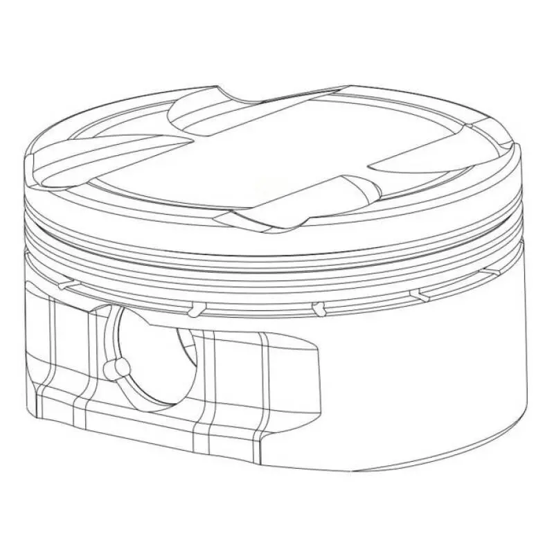 Cp Piston & Ring Set For Mitsubishi 4B11 Evo X - Bore (86Mm) - Size (Standard) - Comp Ratio (10.0) 1