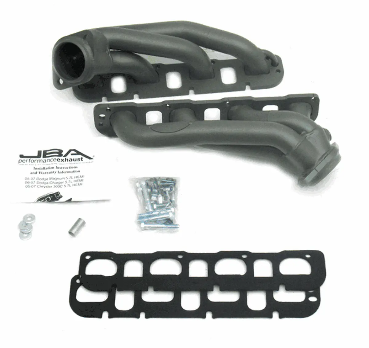 Jba Performance 1-3/4" Shorty Headers Titanium Ceramic (09-19 Challenger/Charger/300C 5.7L) 1964S-1Jt 1