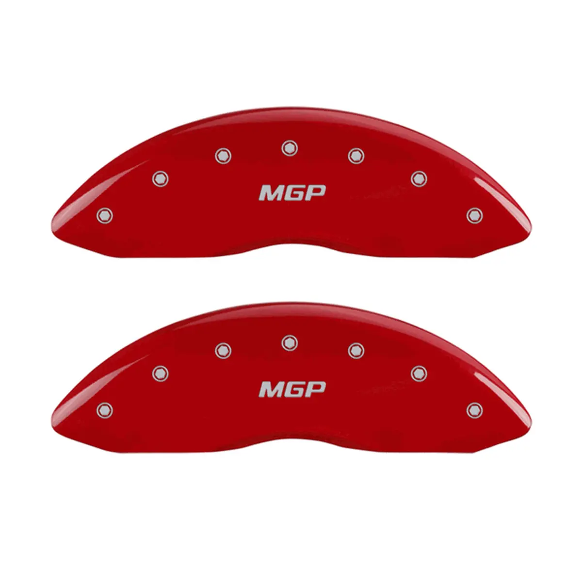 Mgp Caliper Covers Mgp Logo Red Finish Silver Characters (05-10 Charger/Magnum) 12005Smgprd 2