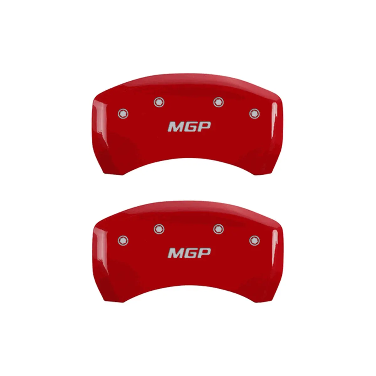 Mgp Caliper Covers Mgp Logo Red Finish Silver Characters (05-10 Charger/Magnum) 12005Smgprd 1