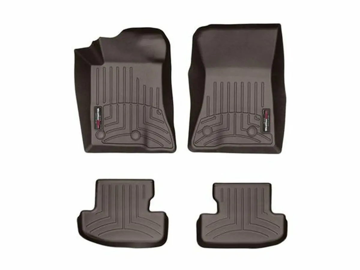 Weathertech Front & Rear Floor Liner Set Cocoa (2015+ Mustang) 1