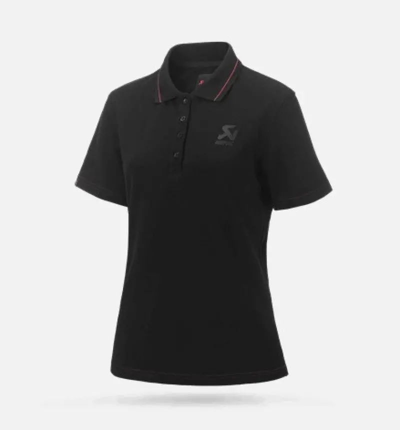 Akrapovic Corpo Polo Black Womens - Xl 1