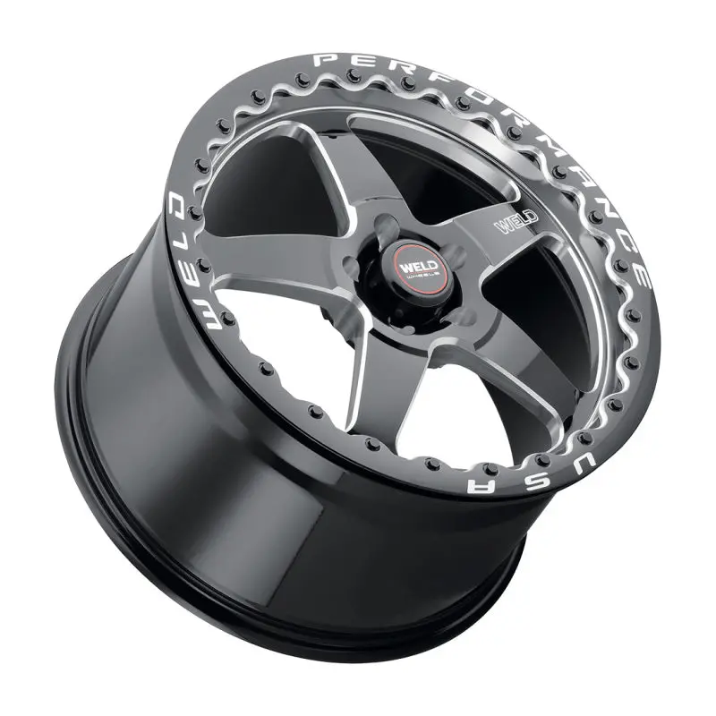 Weld S156 15X10 Ventura 6 Drag 6X139.7 Et38 Bs7.00 Gloss Blk Mil Dia 106.1 1